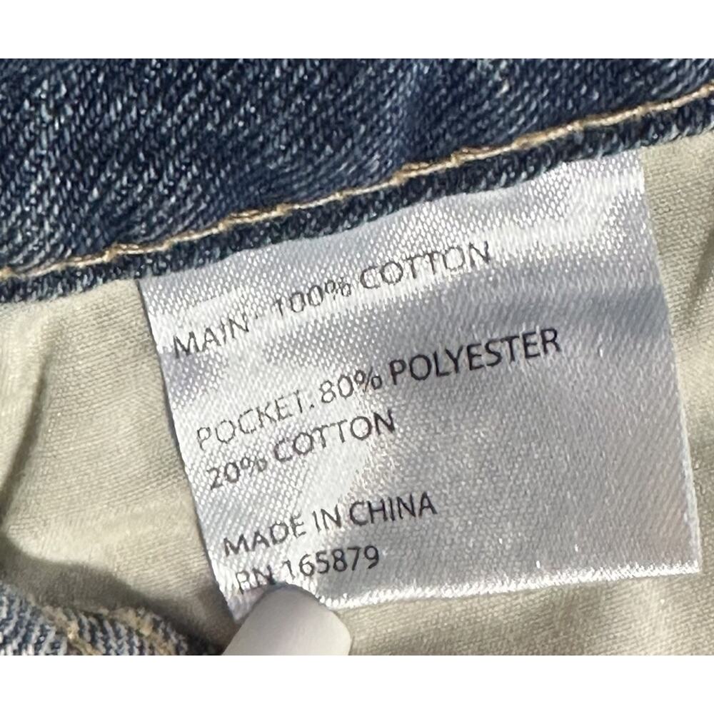 Loiter Jeans Mens 38x32 Light Wash Wide Leg Baggy Embroidered Street Wear Y2K - Picture 10 of 11